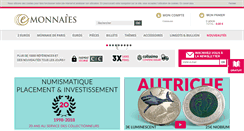 Desktop Screenshot of emonnaies.fr